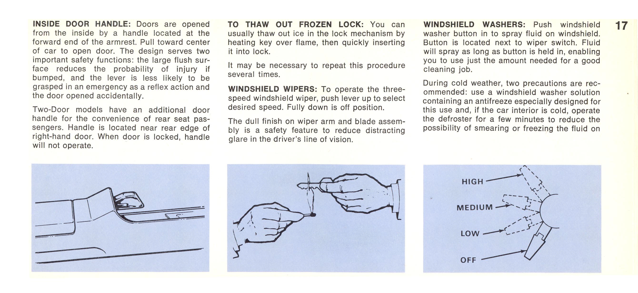 1968 Chrysler Imperial Owners Manual Page 37